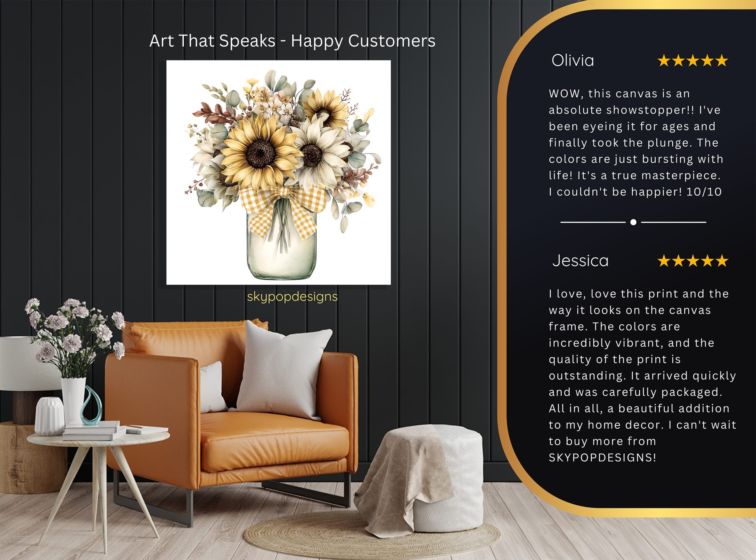 8.jpg Sunflower Mason Jar Art