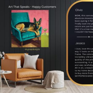 German Shepherd Art