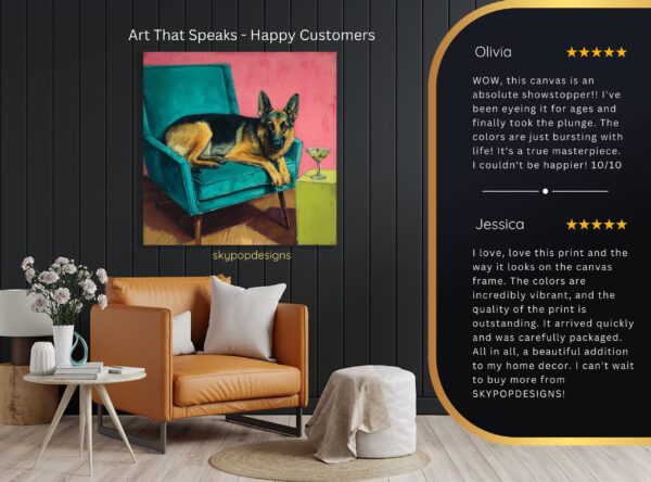 German Shepherd Art