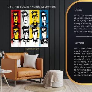 Emotional Faces Art