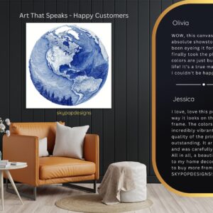 Blue Globe Art
