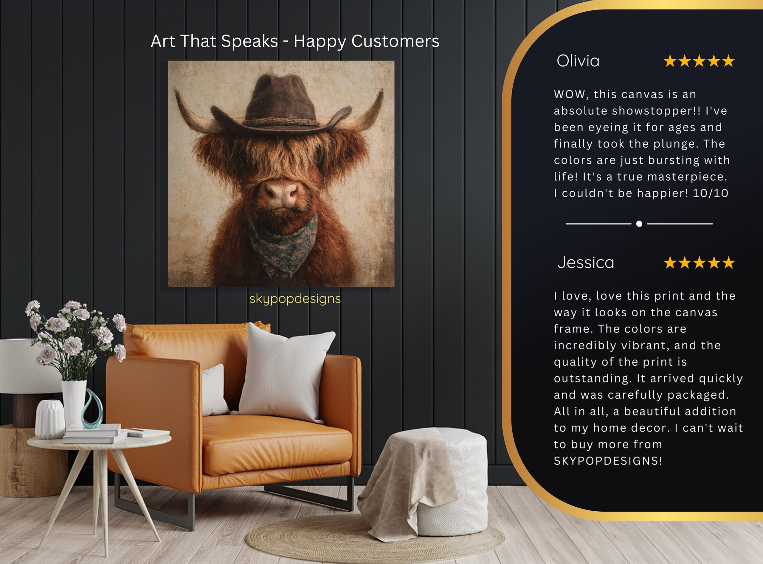 8.jpg Highland Cow Art