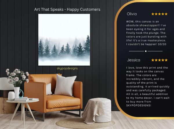 Misty Forest Art