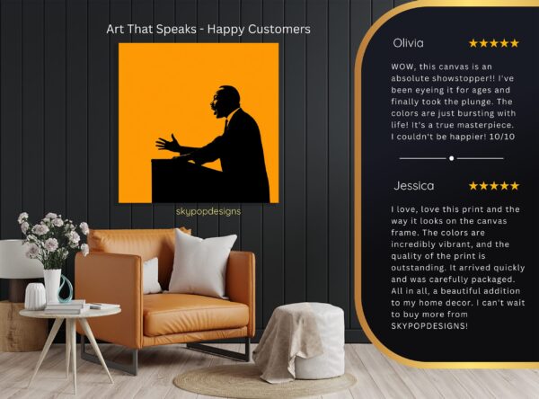 Silhouette Orator Art