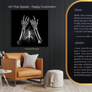 Skeletal Embrace Art