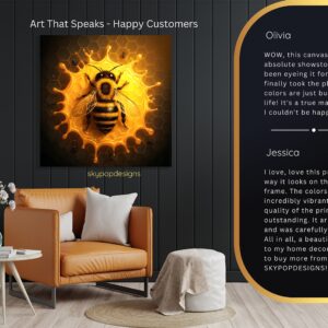 Bee Honeycomb Art