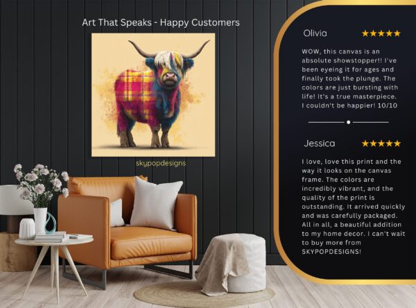 Highland Cow Art