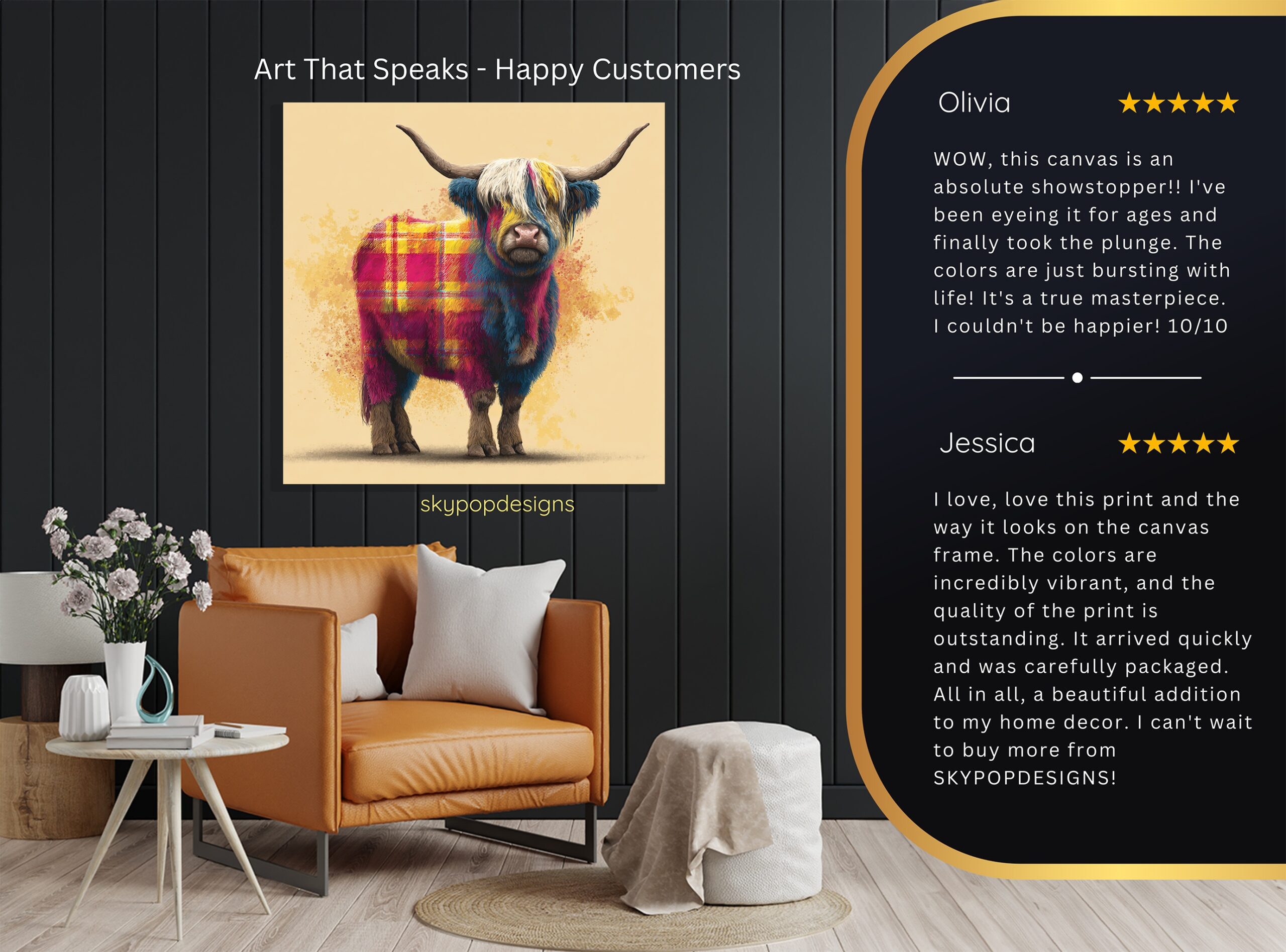 8.jpg Highland Cow Art