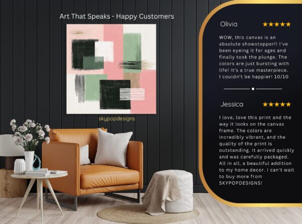 Geometric Pastel Harmony Art