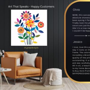 Vibrant Floral Art