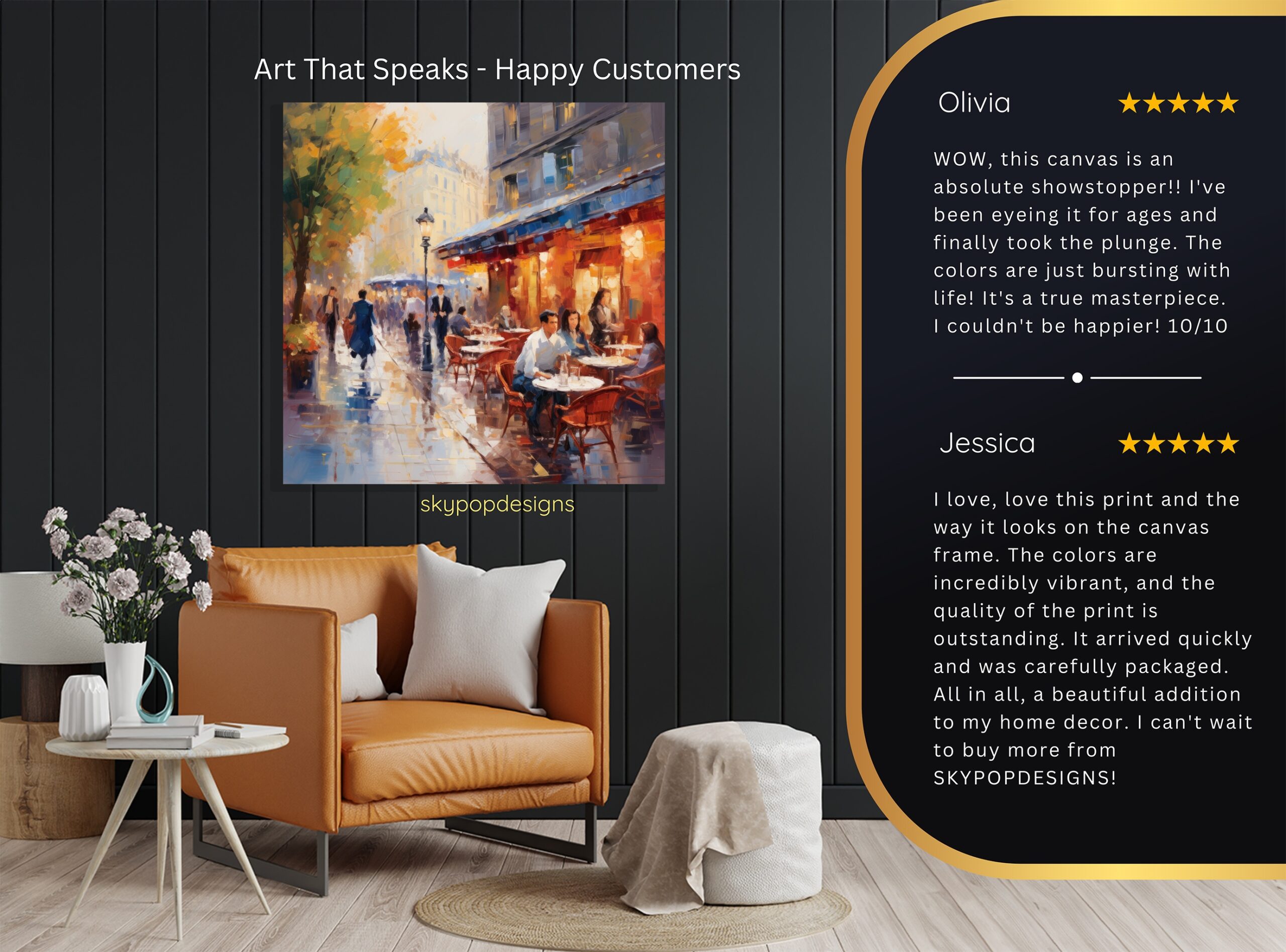 8.jpg Parisian Cafe Scene Art