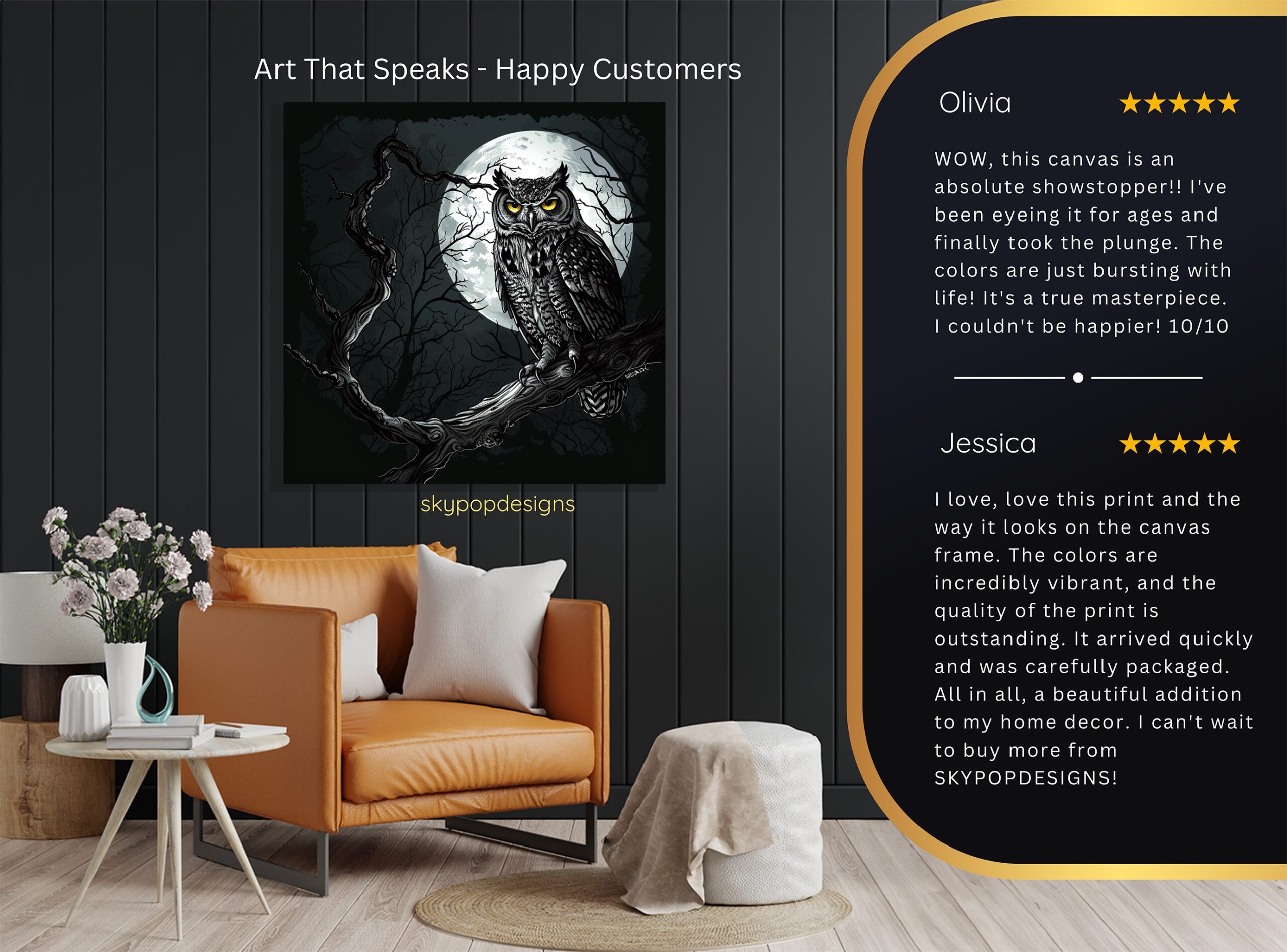 8.jpg Owl Wall Art