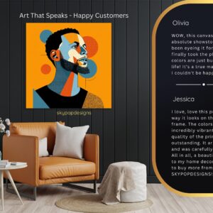 Vibrant Portrait Art