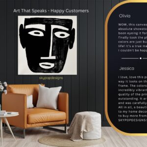 Minimalist Face Art
