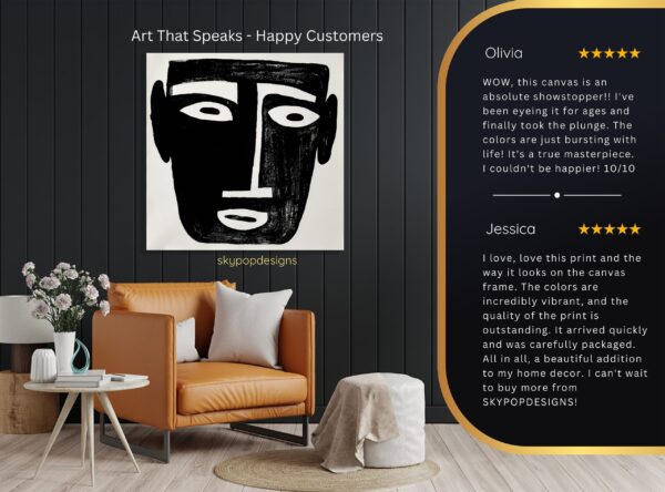 Minimalist Face Art