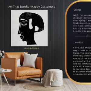 Abstract Face Art