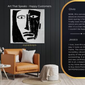 Abstract Face Art