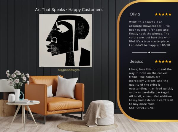 Abstract Face Art