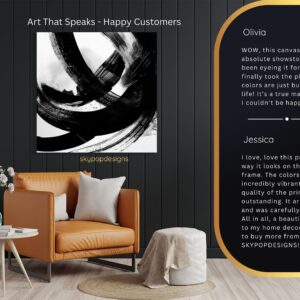 Dynamic Brushstroke Art