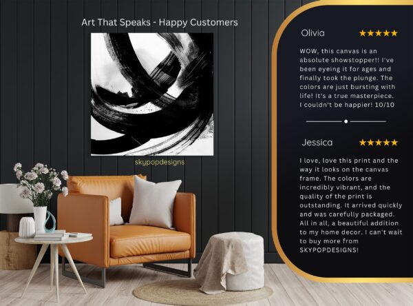 Dynamic Brushstroke Art