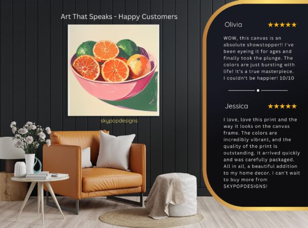 Citrus Bowl Art