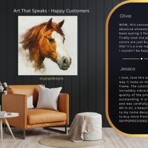Chestnut Horse Art
