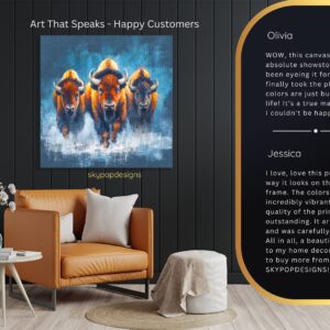 Bison Herd Art
