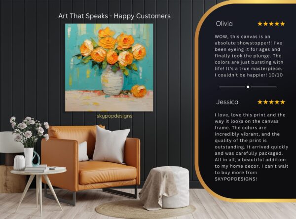 Yellow Roses Art
