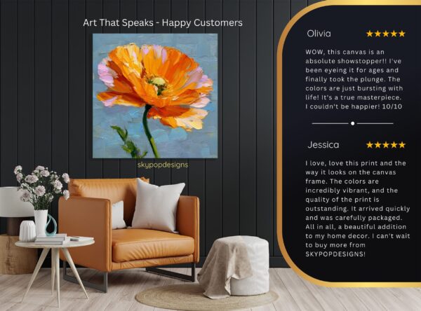 Vibrant Poppy Art