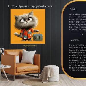 Cat Vacation Art
