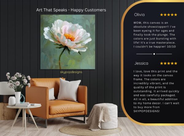 Peony Bloom Art