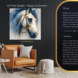Blue Horse Art