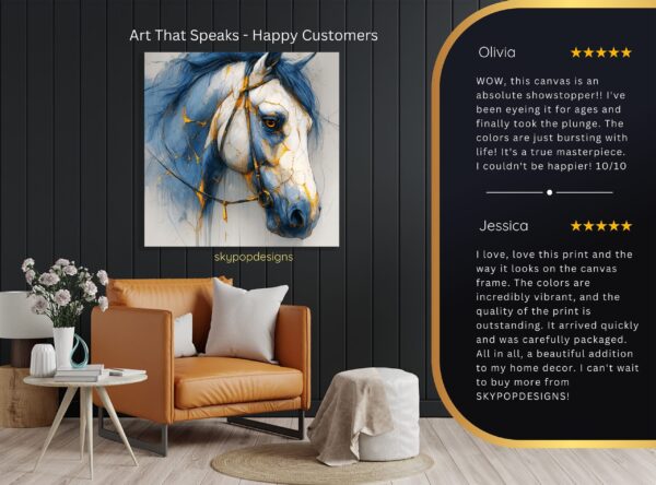 Blue Horse Art