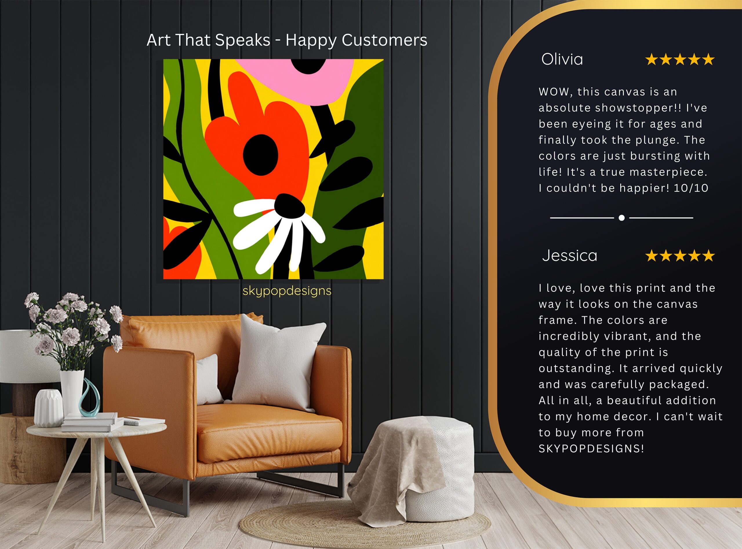 8.jpg Vibrant Geometric Floral Art