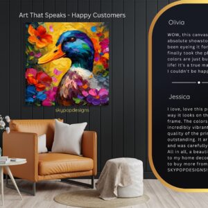 Duck Floral Art