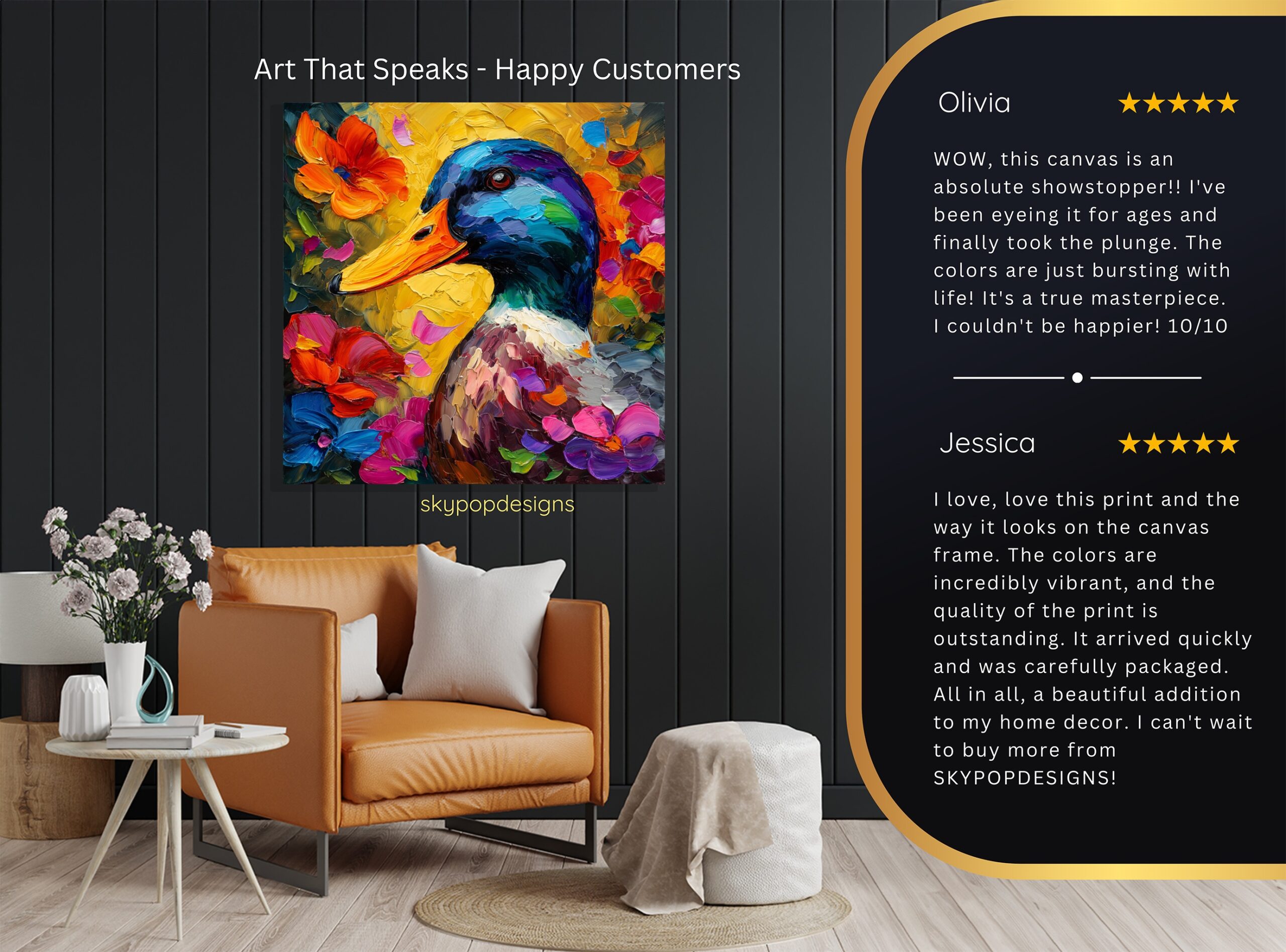 8.jpg Duck Floral Art