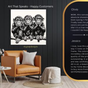 Three Wise Monkeys Art