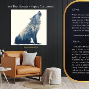 Wolf Forest Art