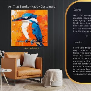 Kingfisher Bird Art