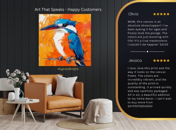 Kingfisher Bird Art