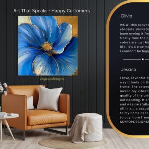 Blue Poppy Art