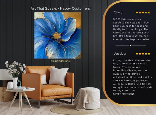 Blue Poppy Art