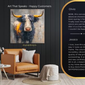Highland Cow Art