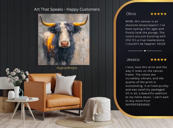 Highland Cow Art