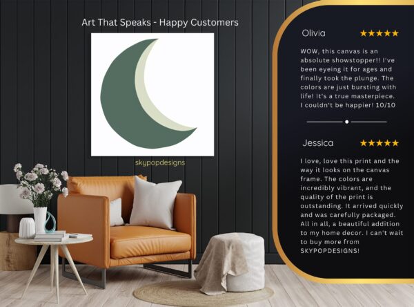 Crescent Moon Art