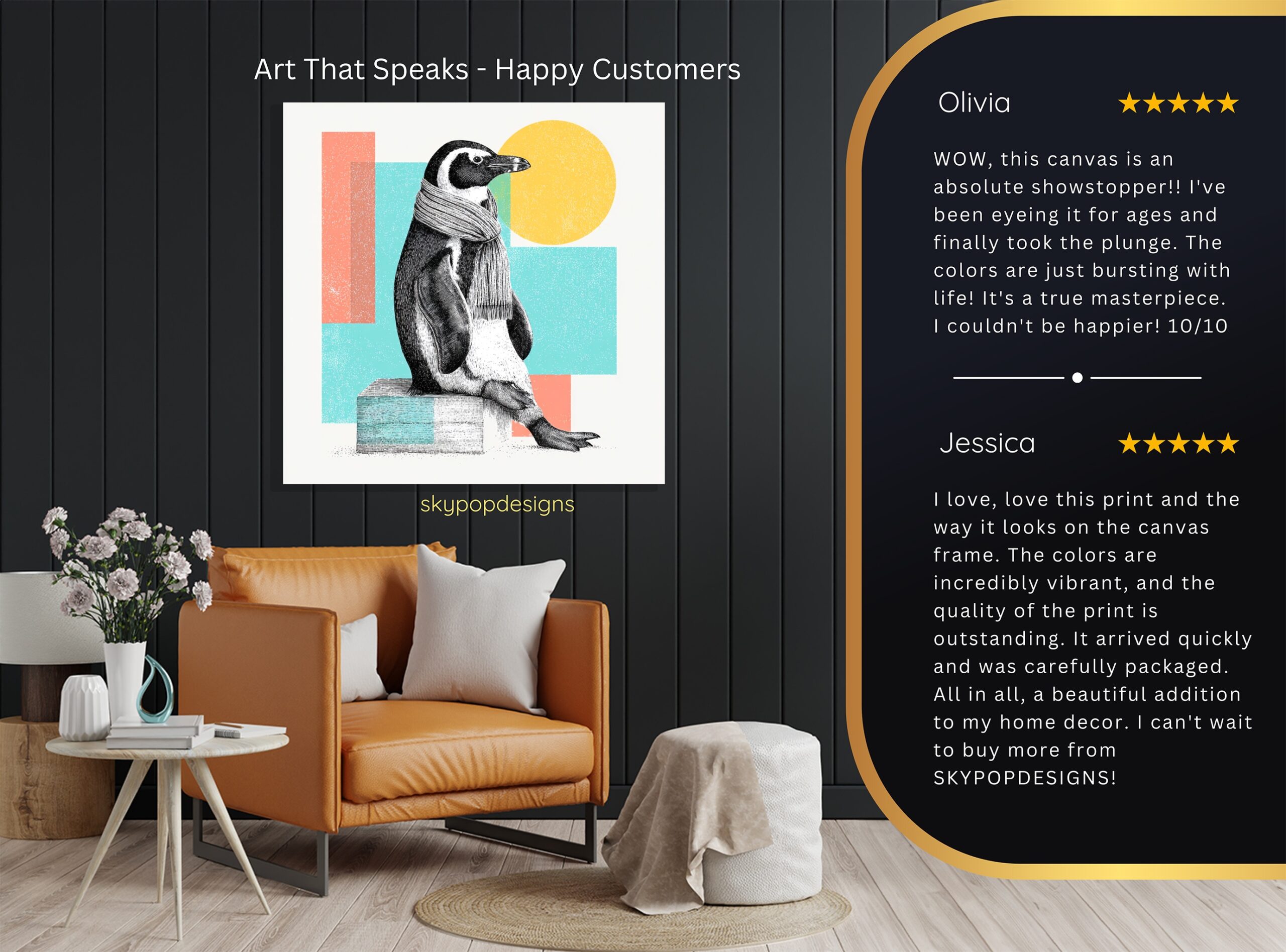 8.jpg Penguin Scarf Art