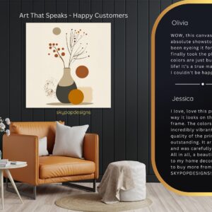 Autumn Branches Vase Art