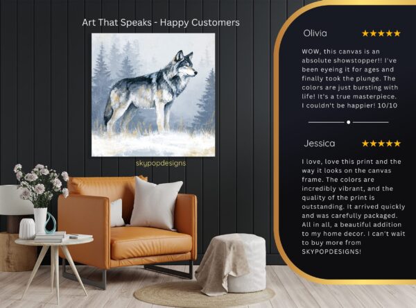 Wolf Winter Art