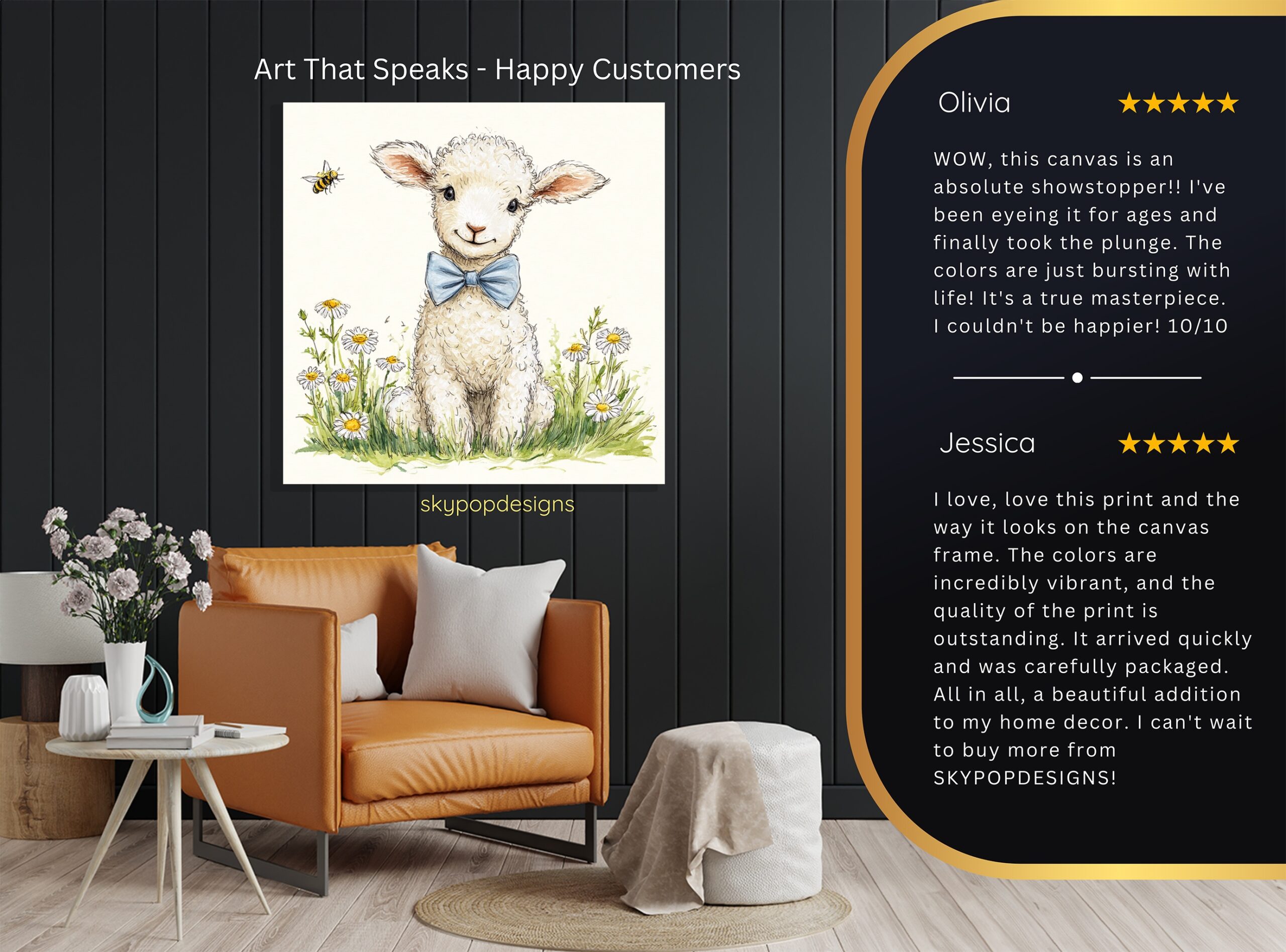 8.jpg Lamb Bow Tie Art