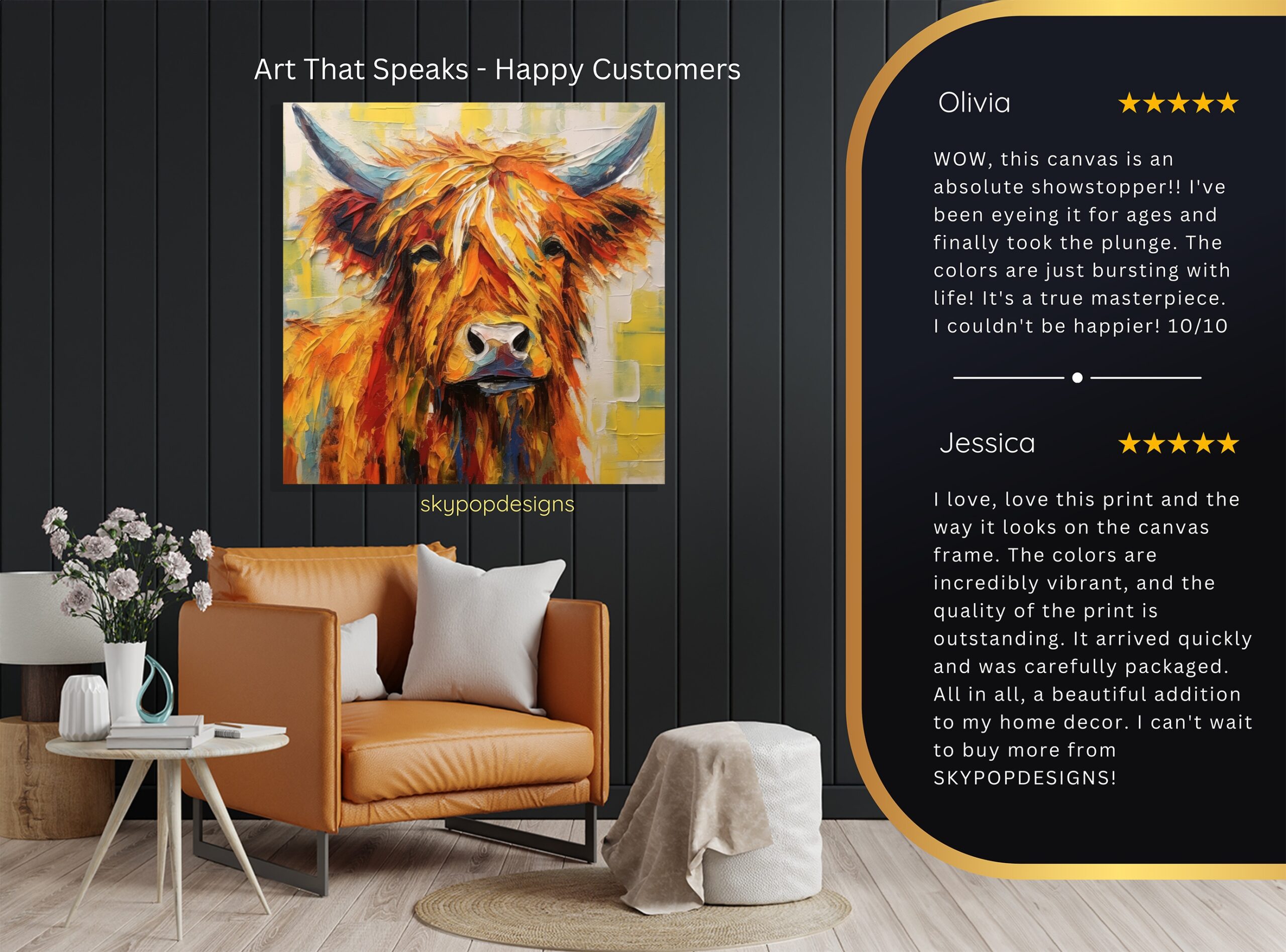 8.jpg Highland Cow Art